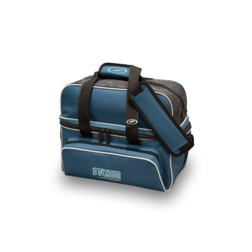 STORM 2-BALL DELUXE TOTE STEEL BLUE/BLACK